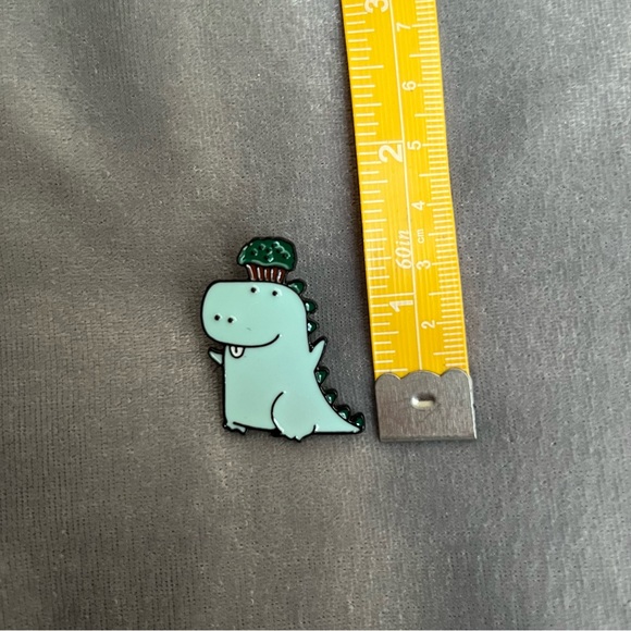 Dinosaur Enamel Pin - Picture 2 of 3